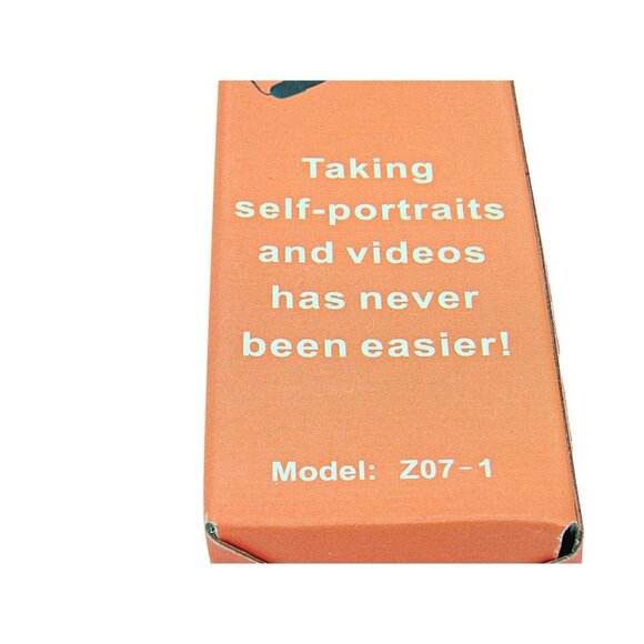 Monopod Z07-1 Orange Handheld Extendable Self-Portrait Selfie Stick Camera GoPro - Picture 2 of 9